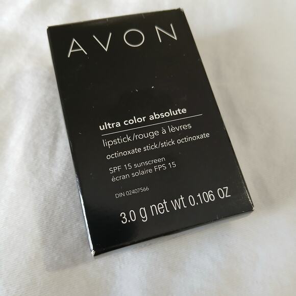 Set of (2) Avon Ultra Color Absolute lipstick Creamy Melon NIB .106 oz SPF 15 - Picture 3 of 8